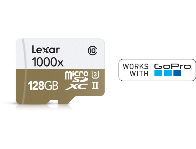 Lexar 1000x 128GB microSD class 10 UHS-II