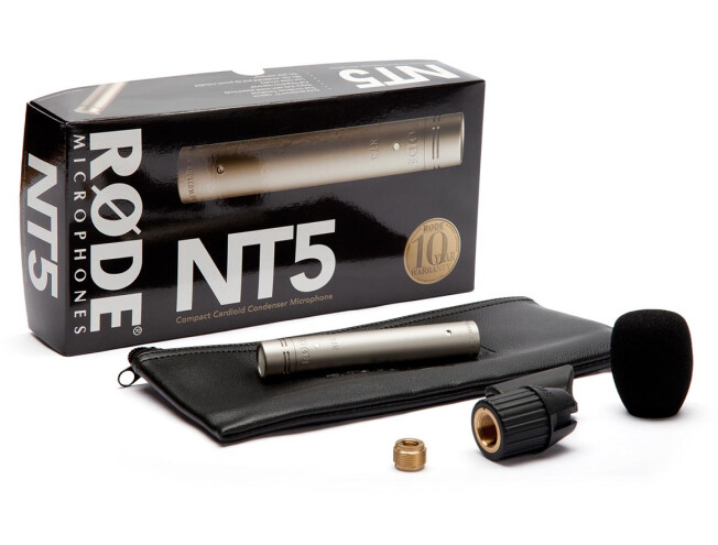 Rode NT5 Compact 1/2" Cardioid Condenser Microphone NT5-S