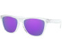 OAKLEY Frogskins Polished Clear Prizm Violet Polished Clear Prizm Violet