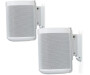 FLEXSON Wall Mount for Sonos One, One SL and Play:1 Pair - White