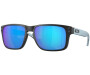 Päikeseprillid OAKLEY Holbrook XS Matte Transparent Stonewash Prizm Sapphire Polarized